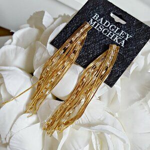 NEW! SLEEK Badgley MISCHKA DROP EARRINGS